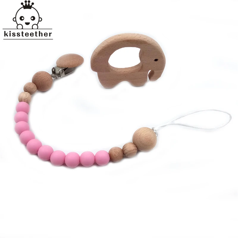 2pcs Organic Beech Wooden Mammoth Teether Chewable Silicone Beads Beech nipple Clips DIY Baby Teether Pacifier Chain
2pcs Organic Beech Wooden Mammoth Teether Chewable Silicone Beads Beech nipple Clips DIY Baby Teether Pacifier Chain