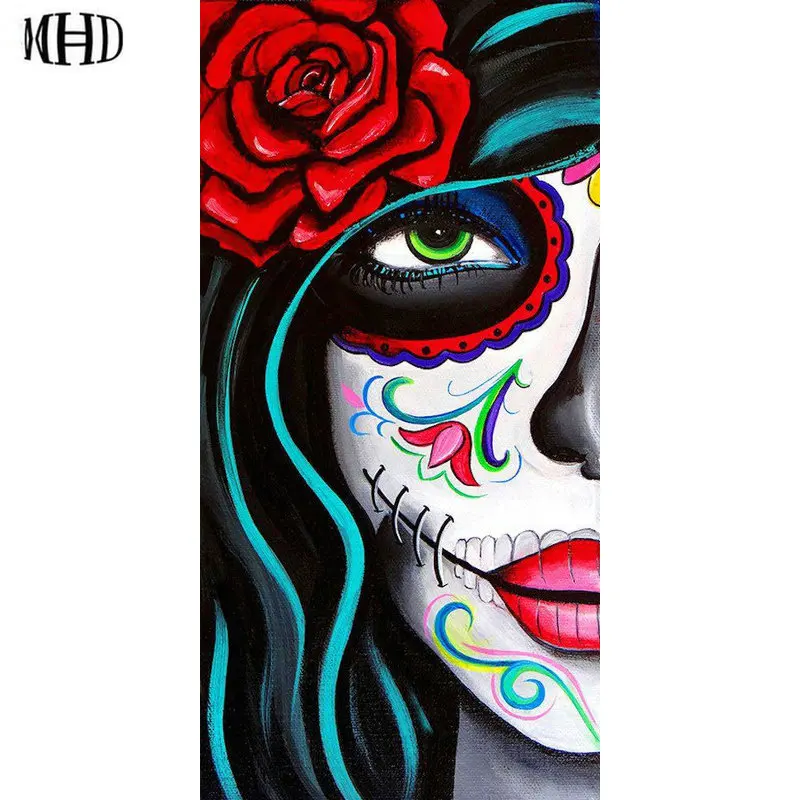 Full Square & Round DIY Diamond Painting 3D Diamond Embroidered Crystal Mosaic 5D Diamond Decorative Painted Skull Flowers
Full Square & Round DIY Diamond Painting 3D Diamond Embroidered Crystal Mosaic 5D Diamond Decorative Painted Skull Flowers