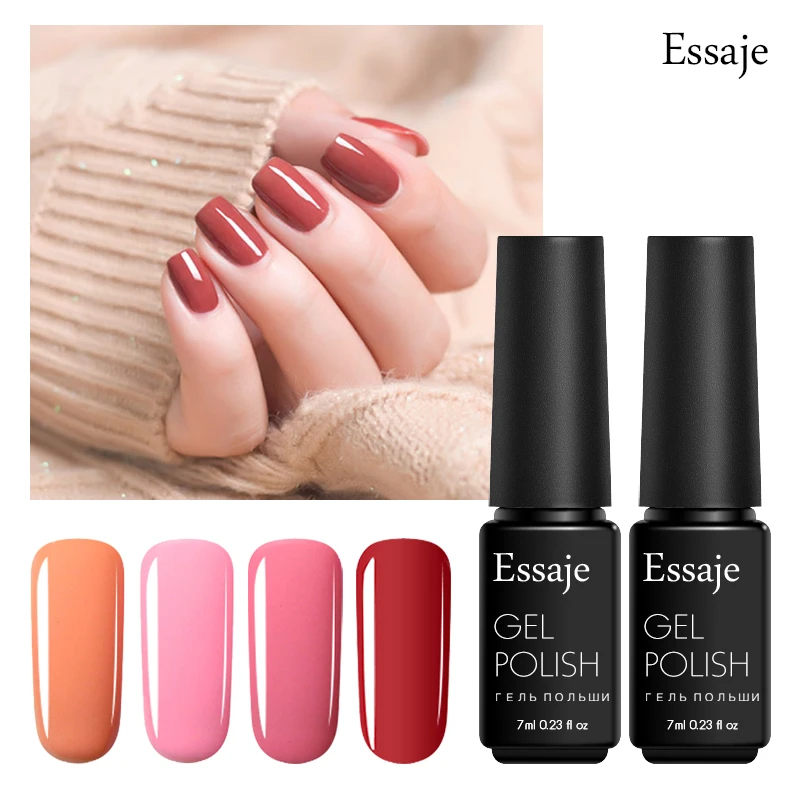 Essaje один шаг гель 3 в 1 УФ Лаки для ногтей Дизайн Гель лак Soak Off Лаки|one step gel|gel in 1art gel