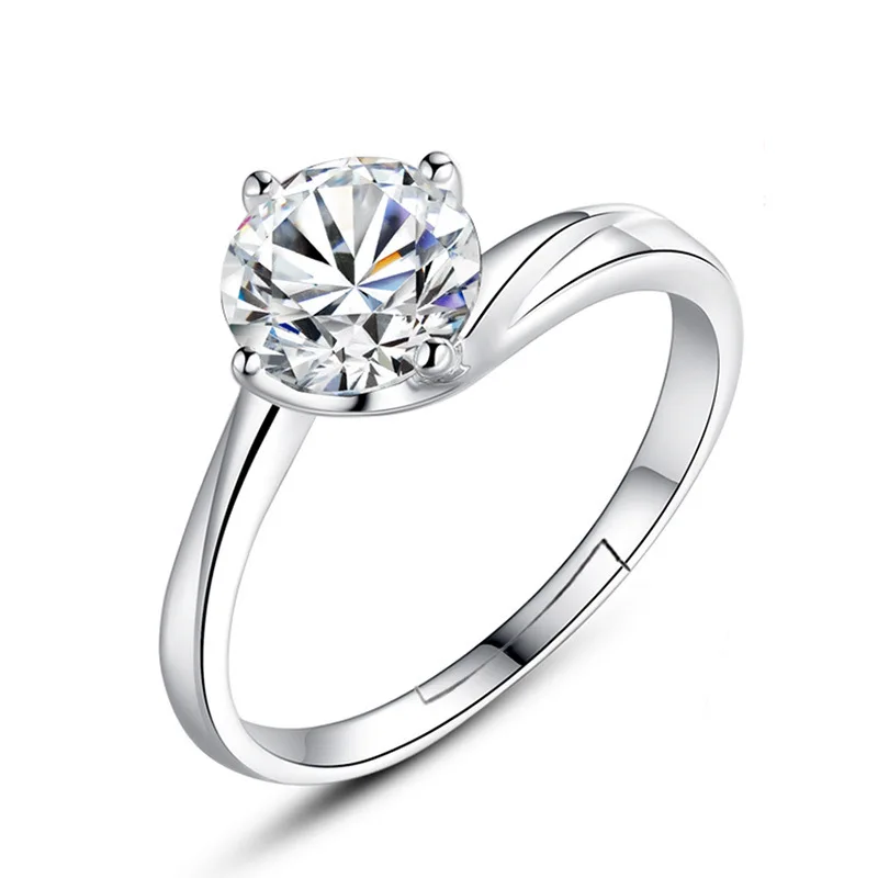 KOFSAC New Luxury Shiny Round Zircon Rings For Women Attending Cocktail Party Dress Jewelry Ladies 925 Sterling Silver Ring
KOFSAC New Luxury Shiny Round Zircon Rings For Women Attending Cocktail Party Dress Jewelry Ladies 925 Sterling Silver Ring