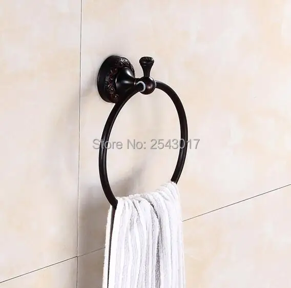 Copper Brass Towel Shelf Bathroom Accessories High Quality Carving Black Bronze Towel Ring ZR2221
Copper Brass Towel Shelf Bathroom Accessories High Quality Carving Black Bronze Towel Ring ZR2221