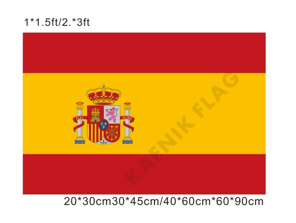 KAFNIK,free shipping 20*30/30*45/40*60/60*90cm small flags Spain flags and Banner for Countries World Event Decorative Flags
KAFNIK,free shipping 20*30/30*45/40*60/60*90cm small flags Spain flags and Banner for Countries World Event Decorative Flags