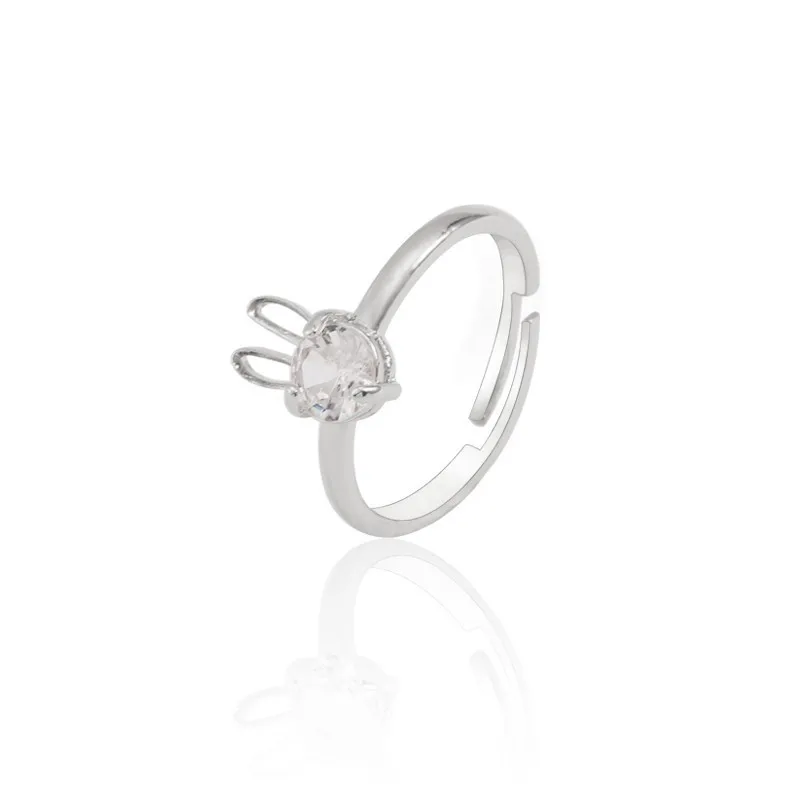 Sleek Minimalist Animal Ring Kawaii Female Cute Rhinestone Rabbit Bunny Ring Elegant Female Opening Adjustable Size Ring Jewelry
Sleek Minimalist Animal Ring Kawaii Female Cute Rhinestone Rabbit Bunny Ring Elegant Female Opening Adjustable Size Ring Jewelry
