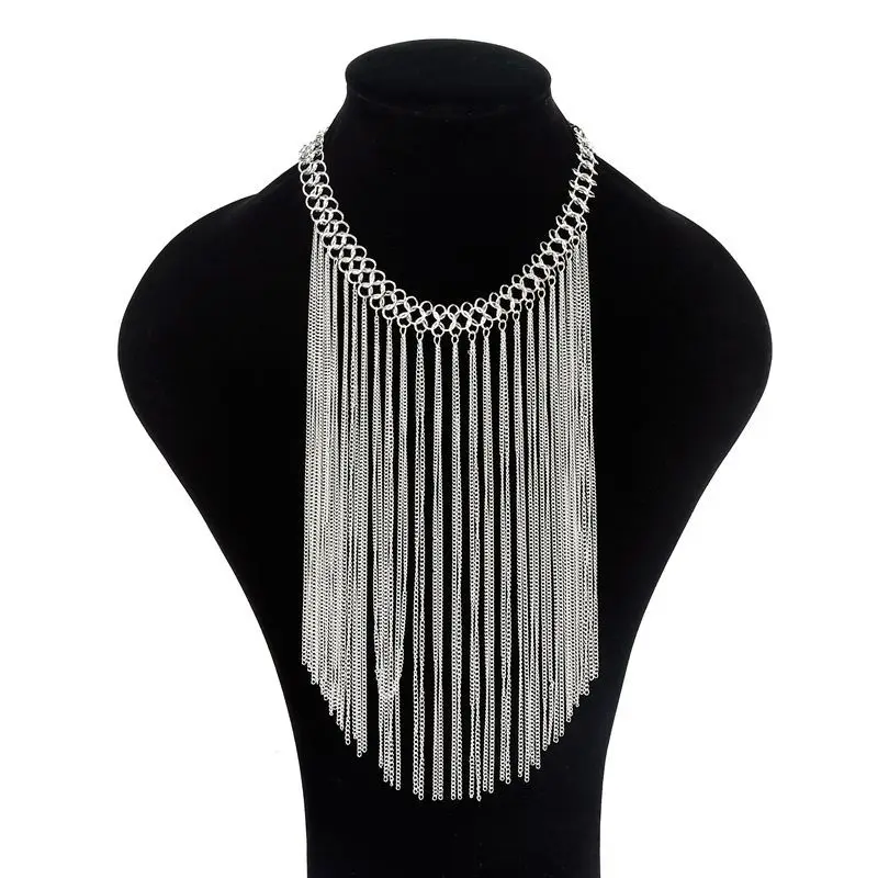 Risyh Fashion texture multi-layer metal chain tassel necklace wild short necklace female accessories
Risyh Fashion texture multi-layer metal chain tassel necklace wild short necklace female accessories