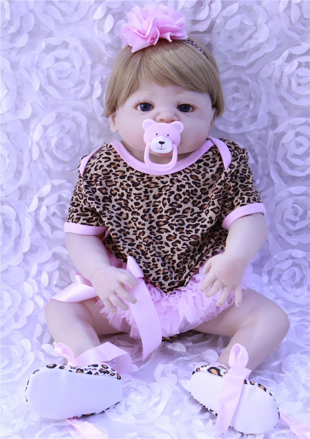 Кукла реборн силиконовая 55 см Реалистичная для девочек|baby girl doll toy|doll toysgirl toy |