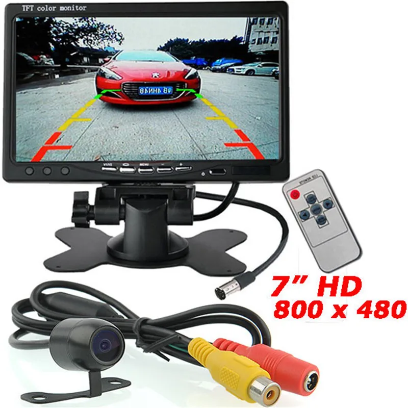 7" TFT LCD Car Rear View Monitor Parking System +Vehicle Reversing Backup Camera
7" TFT LCD Car Rear View Monitor Parking System +Vehicle Reversing Backup Camera