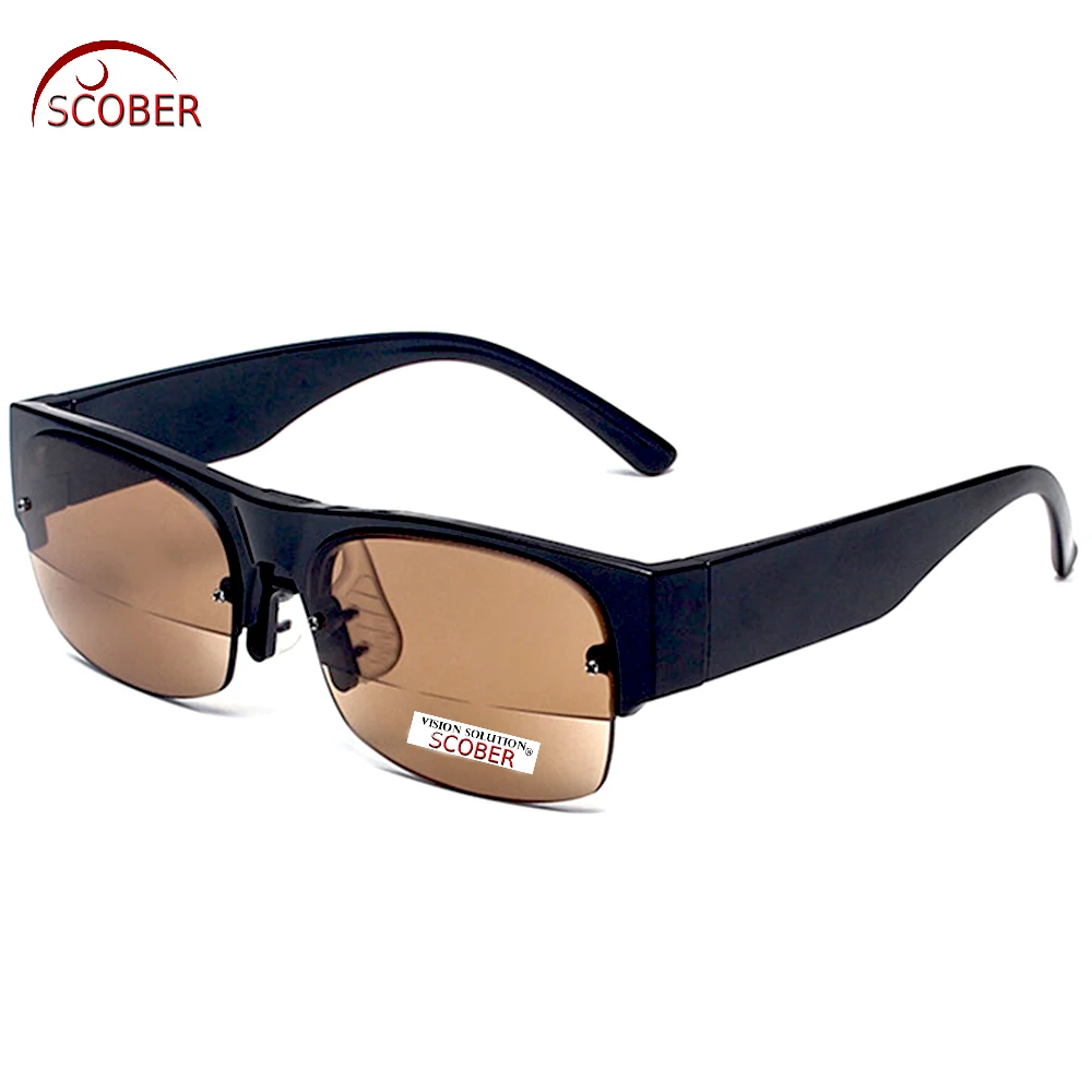 = SCOBER = Multifunction Far near Dual use bifocal reading sunglasses gray and brown lens Adjustable nose +1 +1.5 +2 +2.5 TO +4
= SCOBER = Multifunction Far near Dual use bifocal reading sunglasses gray and brown lens Adjustable nose +1 +1.5 +2 +2.5 TO +4