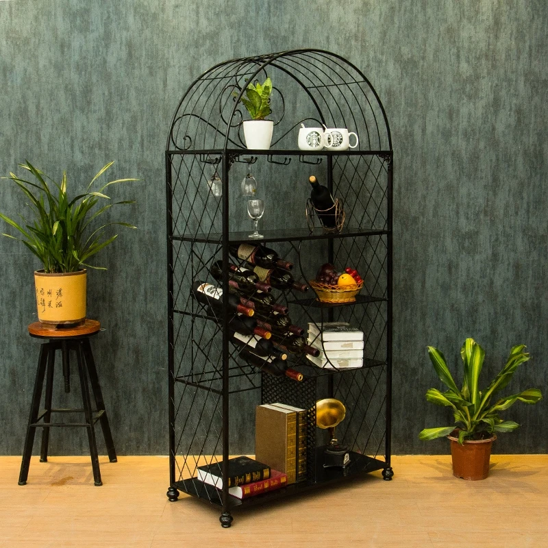 Creative European wine holder rack hanging glass frame cabinet household living room decoration simple multilayer frame
Creative European wine holder rack hanging glass frame cabinet household living room decoration simple multilayer frame