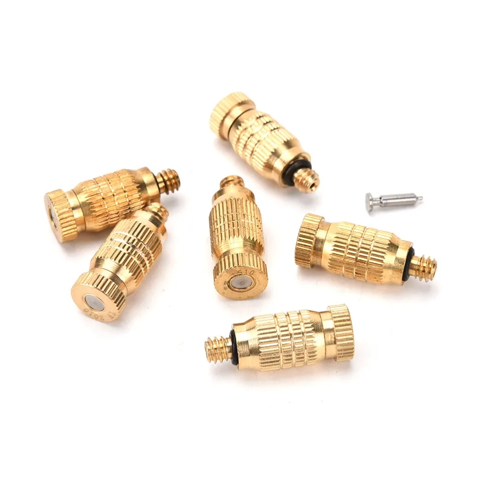 New 0.1mm Threaded Brass Fog Mist Nozzle Misting Fogging Spray Sprinkler Garden Head
New 0.1mm Threaded Brass Fog Mist Nozzle Misting Fogging Spray Sprinkler Garden Head