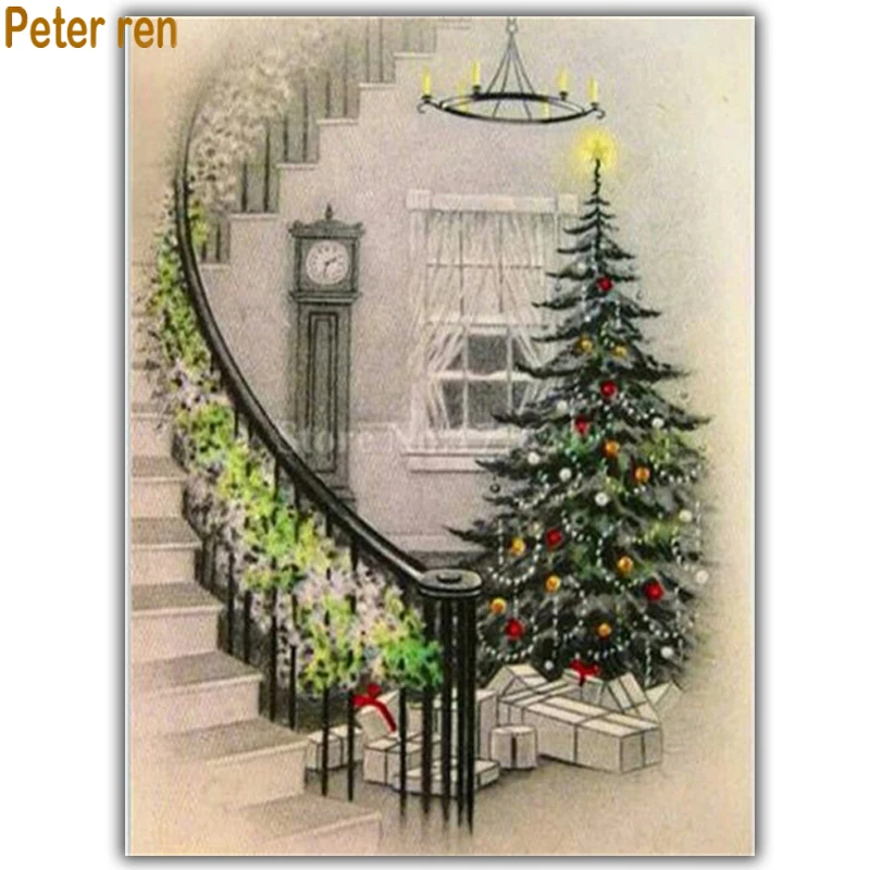 DIY Diamond painting landscape cross stitch Craft Square\Round diamond mosaic Full Diamond embroidery Christmas tree house ladde
DIY Diamond painting landscape cross stitch Craft Square\Round diamond mosaic Full Diamond embroidery Christmas tree house ladde