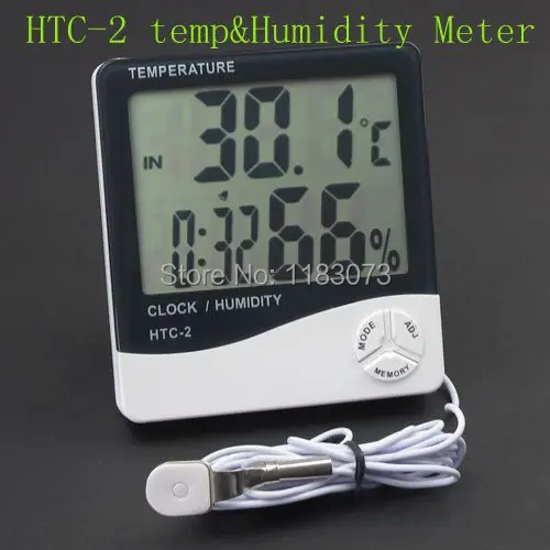 Digital LCD Thermometer Hygrometer Electronic Temperature Humidity Meter Weather Station Indoor Outdoor Tester 1m External Probe
Digital LCD Thermometer Hygrometer Electronic Temperature Humidity Meter Weather Station Indoor Outdoor Tester 1m External Probe