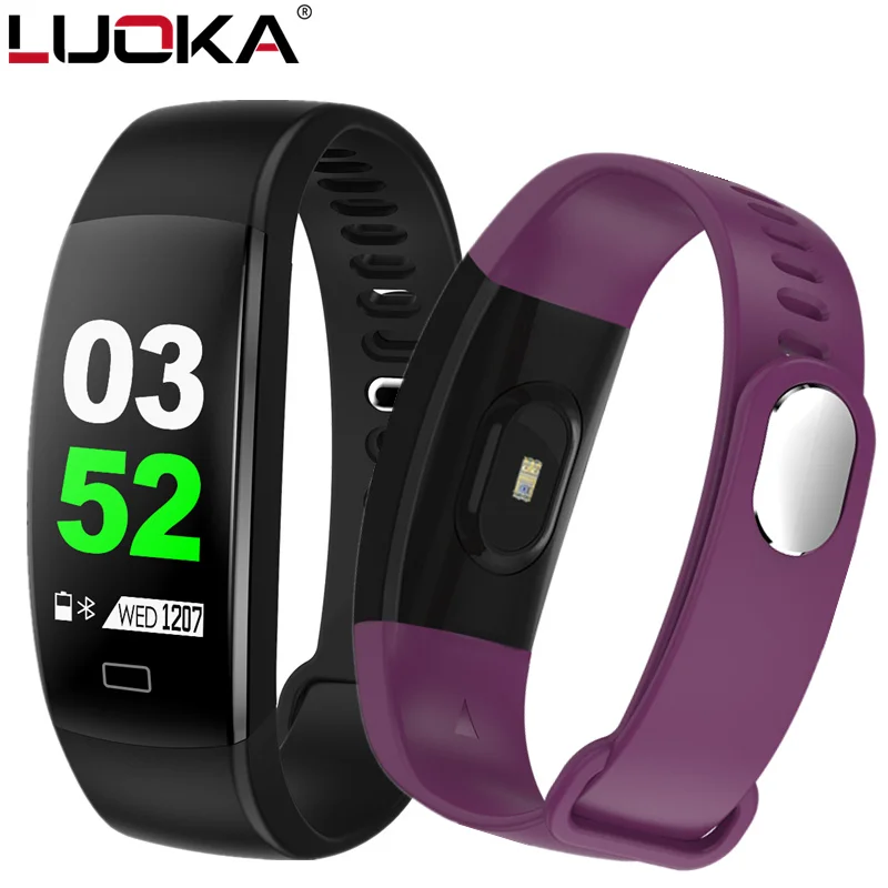 LUOKA Smart Fitness Bracelet Men Color Screen Smart Band Blood Pressure Heart Rate Monitor Wristband for Android IOS
LUOKA Smart Fitness Bracelet Men Color Screen Smart Band Blood Pressure Heart Rate Monitor Wristband for Android IOS