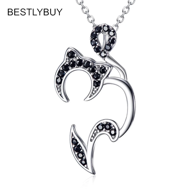 BEATLYBUY Authentic 100% 925 Sterling Silver Lovely Cat Exquisite Women Pendant Necklace Luxury Sterling Silver Jewelry Gift
BEATLYBUY Authentic 100% 925 Sterling Silver Lovely Cat Exquisite Women Pendant Necklace Luxury Sterling Silver Jewelry Gift