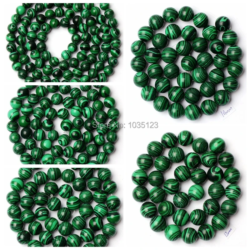 4-12mm Synthesis Green Malachite Round Shape Loose Beads Strand 15" DIY Creative Jewellery Making wj230
4-12mm Synthesis Green Malachite Round Shape Loose Beads Strand 15" DIY Creative Jewellery Making wj230