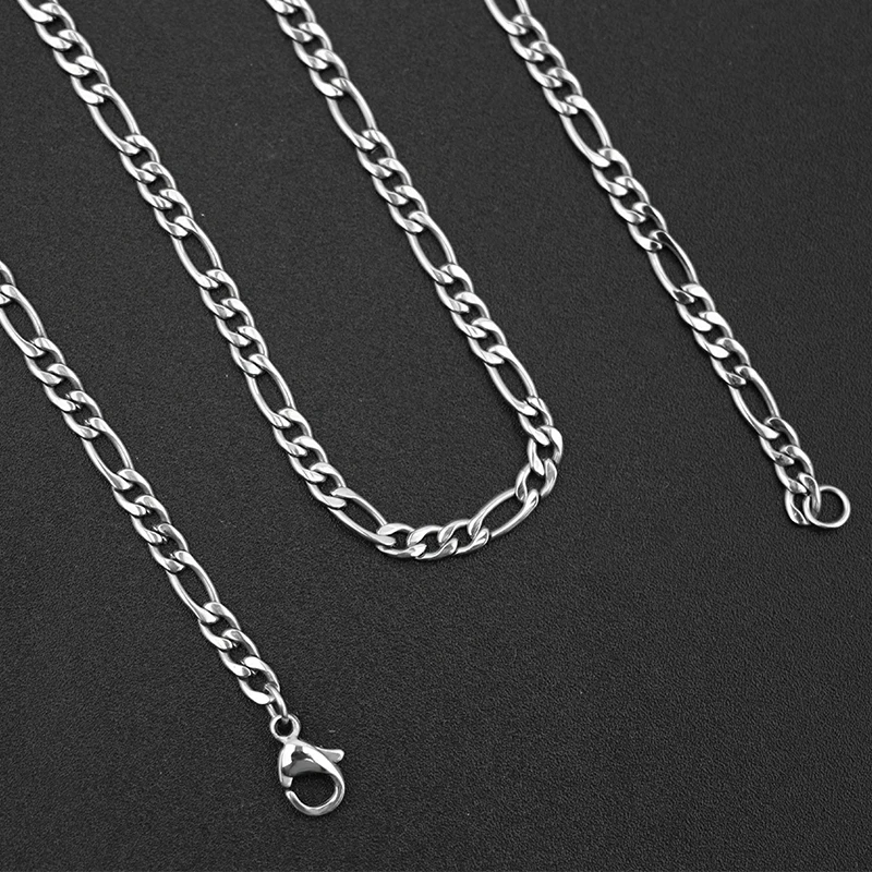 3mm Stainless Steel Silver tone Chain Necklace with Lobster Clasp Fashion Men Women Chain Keychain Jewelry Accessories 55CM
3mm Stainless Steel Silver tone Chain Necklace with Lobster Clasp Fashion Men Women Chain Keychain Jewelry Accessories 55CM