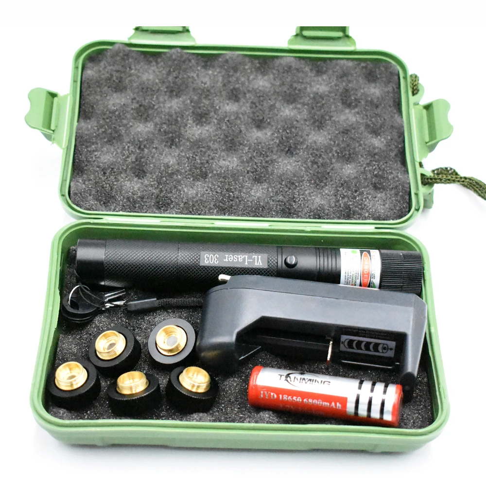 Outdoor Laser Pointer Green Sight Laser 303 Pointer 10000m 532nm Powerful device Adjustable Focus Lazer with Laser 303 Star Caps
Outdoor Laser Pointer Green Sight Laser 303 Pointer 10000m 532nm Powerful device Adjustable Focus Lazer with Laser 303 Star Caps