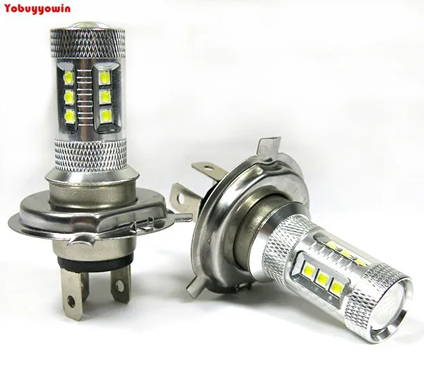 Bargain SALE! H4 80W 6500k LED White Canbus Car FogLightDRL Replaces HalogenHID Bulbs - H4 (HB2) (9003) Dual-beam LED
Bargain SALE! H4 80W 6500k LED White Canbus Car FogLightDRL Replaces HalogenHID Bulbs - H4 (HB2) (9003) Dual-beam LED