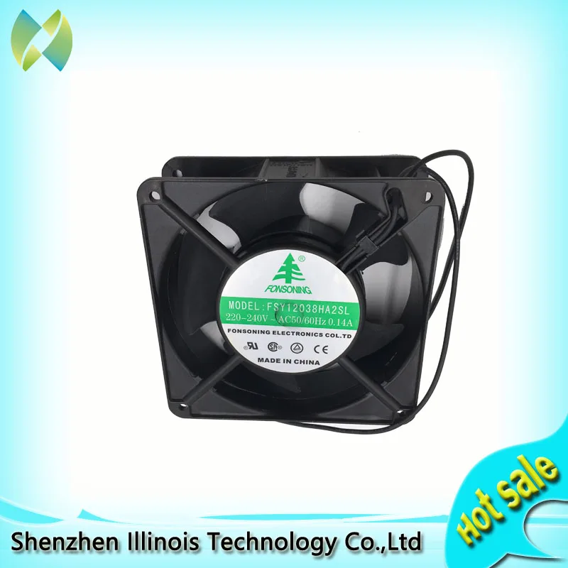 FONSONING FSY12038HA2SL FAN 220V~240V AC50~60HZ 0.14A Fan printer parts for Infinite/wit-color/roland/mimaki printer
FONSONING FSY12038HA2SL FAN 220V~240V AC50~60HZ 0.14A Fan printer parts for Infinite/wit-color/roland/mimaki printer