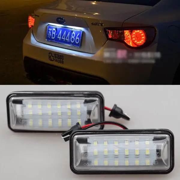 2x безошибочный светодиодный SMD подсветка номерного знака для Toyota GT86 FT86 Subaru BRZ WRX
2x безошибочный светодиодный SMD подсветка номерного знака для Toyota GT86 FT86 Subaru BRZ WRX