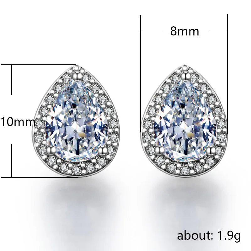 Visisap Classic AAA Water Drop Cubic Zirconia Stud Earrings for Women Crystal Girl Ear Studs Fashion Jewelry Wholesale E011
Visisap Classic AAA Water Drop Cubic Zirconia Stud Earrings for Women Crystal Girl Ear Studs Fashion Jewelry Wholesale E011