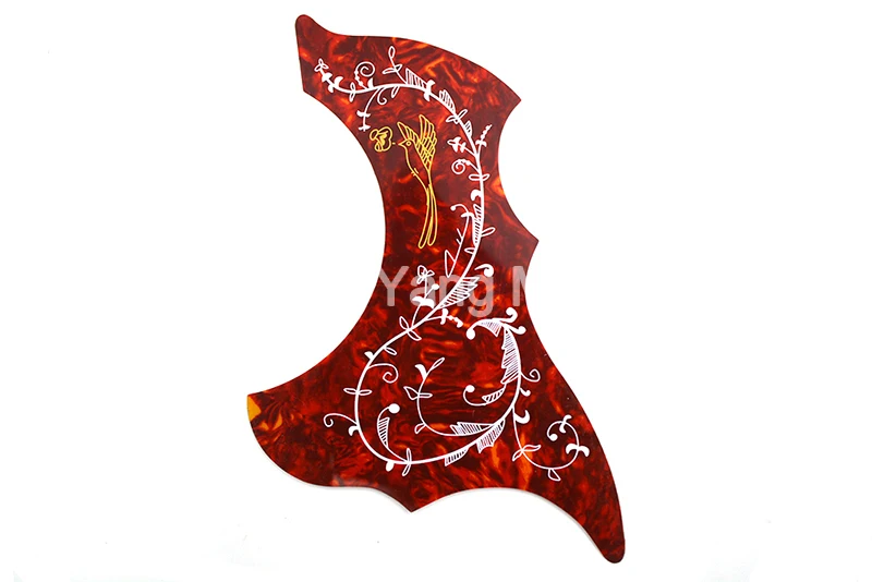 4pcs Red&White Hummingbird Flower Decoration GB Style Acoustic Guitar Pickguard Black Peel and Stick Adhesive Back
4pcs Red&White Hummingbird Flower Decoration GB Style Acoustic Guitar Pickguard Black Peel and Stick Adhesive Back