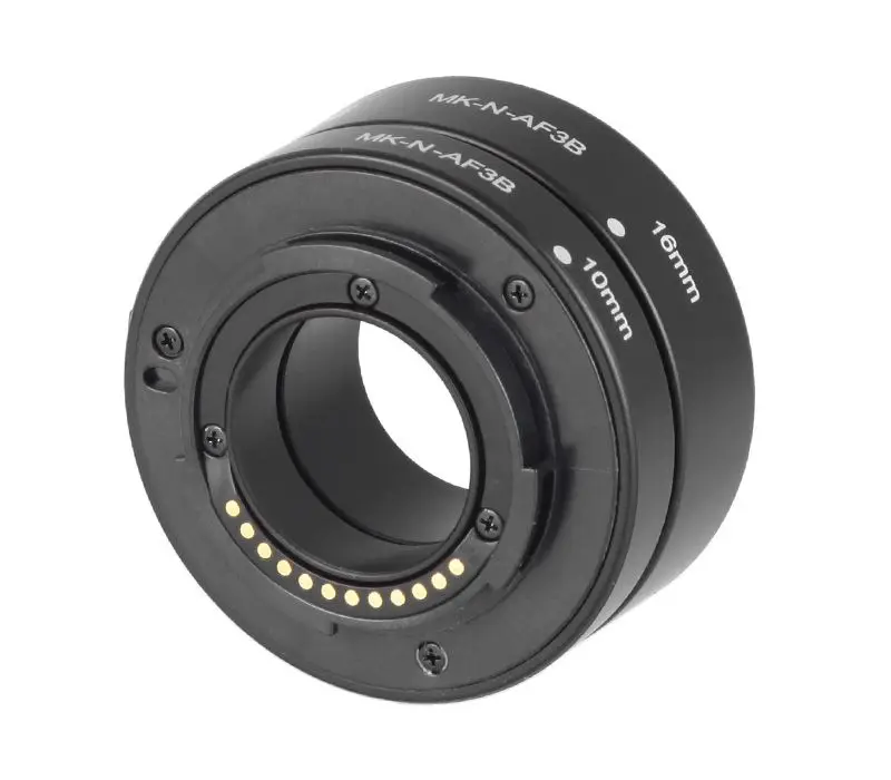 Удлинительная трубка Meike с автофокусом, 10 мм, 16 мм, для камеры Nikon1 n1 V1 V2 J1 J2 j3 s1
Удлинительная трубка Meike с автофокусом, 10 мм, 16 мм, для камеры Nikon1 n1 V1 V2 J1 J2 j3 s1