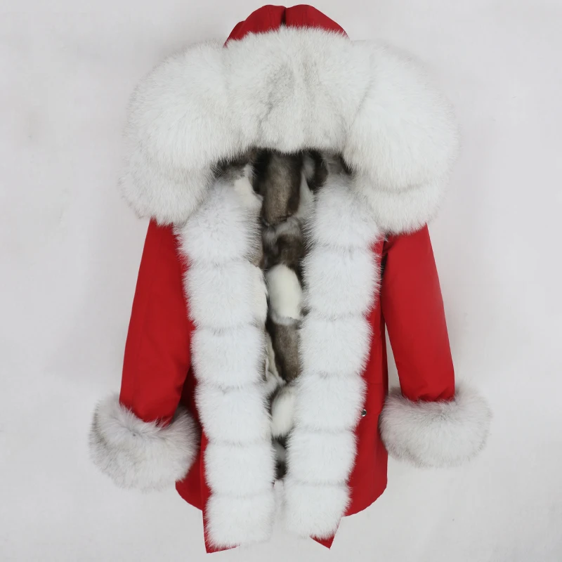 Real Fur Coat Natural Raccoon Fur Hood Fox Fur Liner Winter Jacket Women Long Parka Waterproof Outerwear Brand Luxury Detachable
Real Fur Coat Natural Raccoon Fur Hood Fox Fur Liner Winter Jacket Women Long Parka Waterproof Outerwear Brand Luxury Detachable