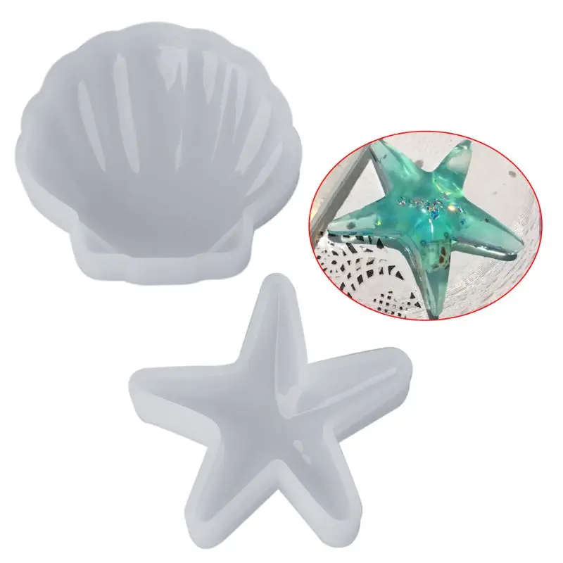 Seascape Sea Crafts Shell Starfish DIY Epoxy Resin Tools Jewelry Cake Decoration Home Ornaments Silica Molds Accessories
Seascape Sea Crafts Shell Starfish DIY Epoxy Resin Tools Jewelry Cake Decoration Home Ornaments Silica Molds Accessories