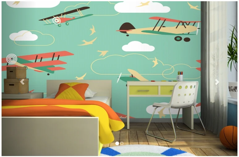 Custom papel de parede infantil, Bi - Plane Pattern Wall Mural for children room living room TV Wall vinyl papel DE parede
Custom papel de parede infantil, Bi - Plane Pattern Wall Mural for children room living room TV Wall vinyl papel DE parede