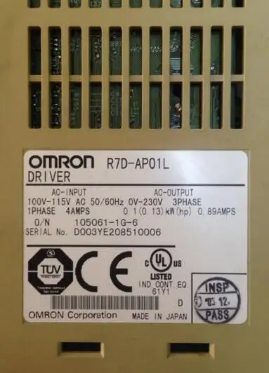 Used one , 90% appearance new , 3 months warranty , servo drive R7D-AP01L , fast shipping
Used one , 90% appearance new , 3 months warranty , servo drive R7D-AP01L , fast shipping