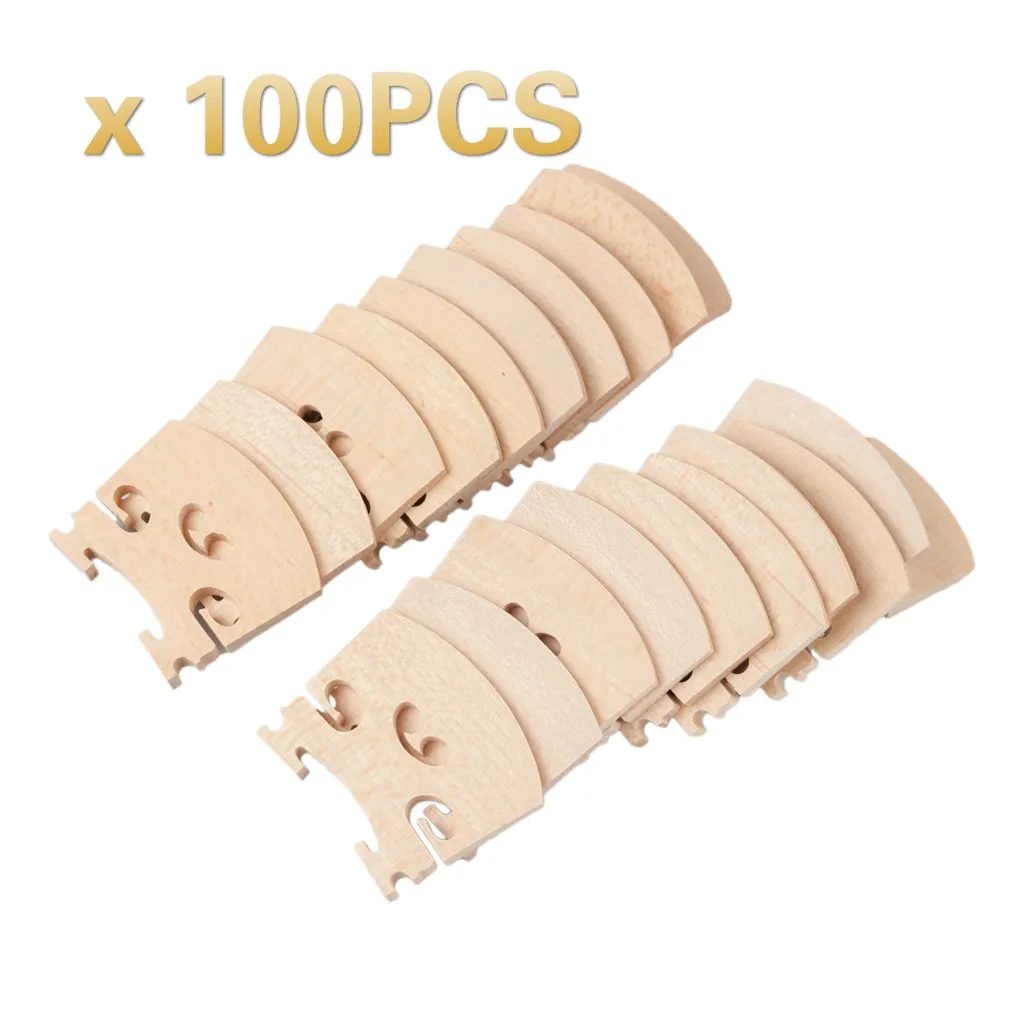 NAOMI 100PCS Violin Bridge 4/4 Maple Wood Violin Bridge For 4/4 Violin Musical Instrument Accessories New
NAOMI 100PCS Violin Bridge 4/4 Maple Wood Violin Bridge For 4/4 Violin Musical Instrument Accessories New