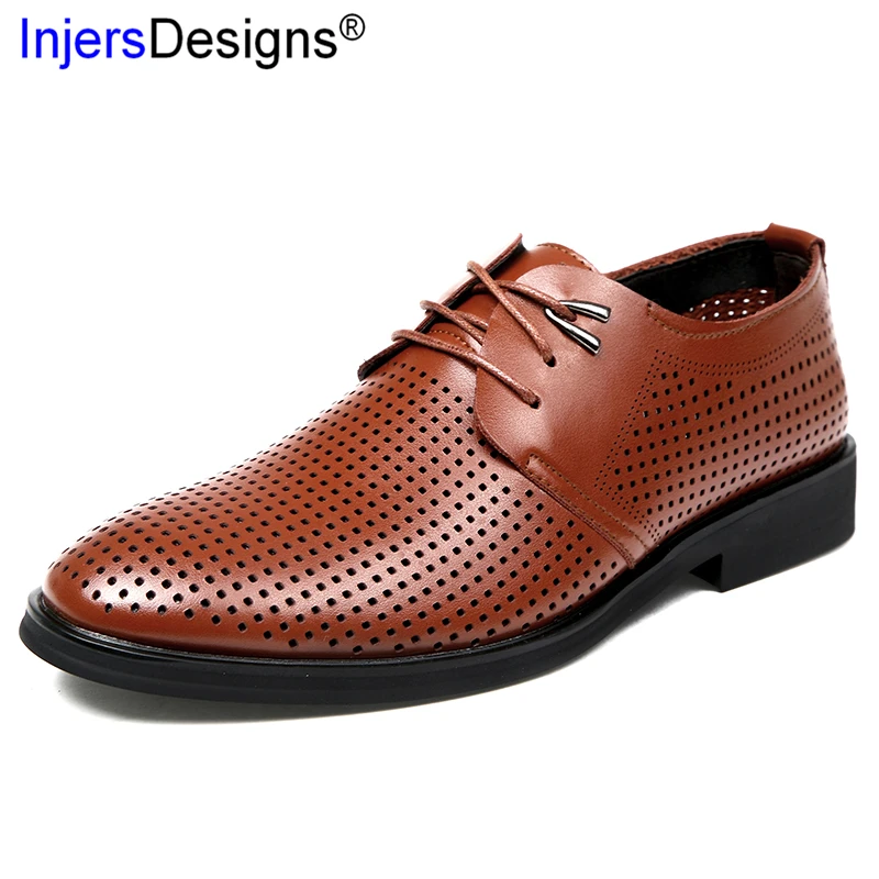 Brand Fashion Hollow Out Leather Shoes Men Black&Brown Dress Shoes Breathable Formal Gentleman Business Shoes Zapatos De Hombre
Brand Fashion Hollow Out Leather Shoes Men Black&Brown Dress Shoes Breathable Formal Gentleman Business Shoes Zapatos De Hombre