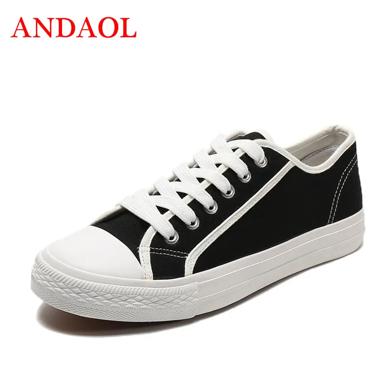 ANDAOL Mens Canvas Shoes Summer Fashionable Youth Sneakers Breathable Walking Casual Shoes Tenis Feminino Student Lace Up Flats
ANDAOL Mens Canvas Shoes Summer Fashionable Youth Sneakers Breathable Walking Casual Shoes Tenis Feminino Student Lace Up Flats
