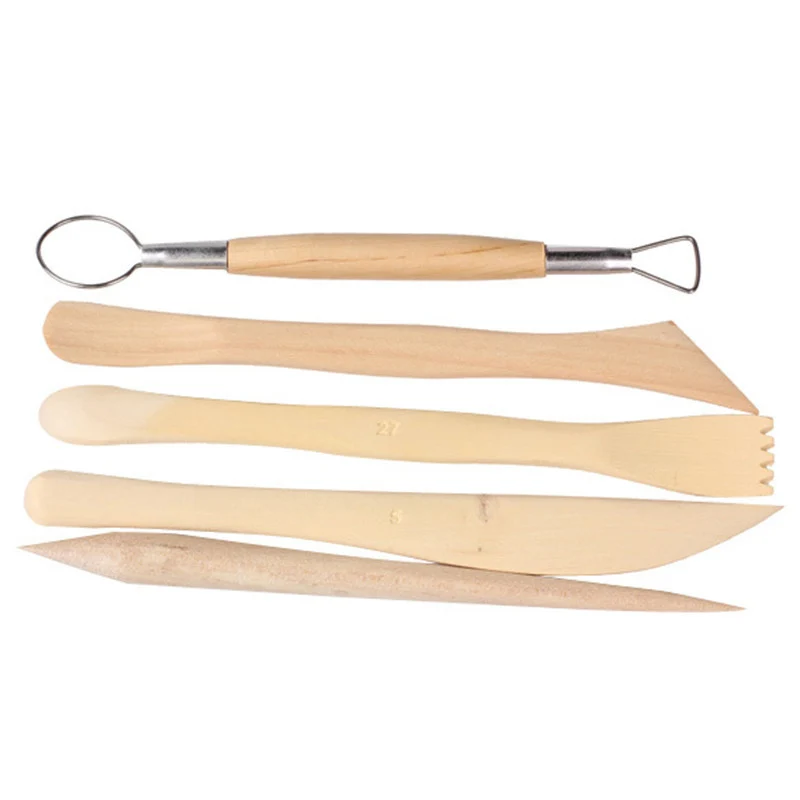 5pcs/Set Perfect 6inch Sculpting Clay Tools Set Wax Carving Shapers Wood Knife Craft Tool
5pcs/Set Perfect 6inch Sculpting Clay Tools Set Wax Carving Shapers Wood Knife Craft Tool