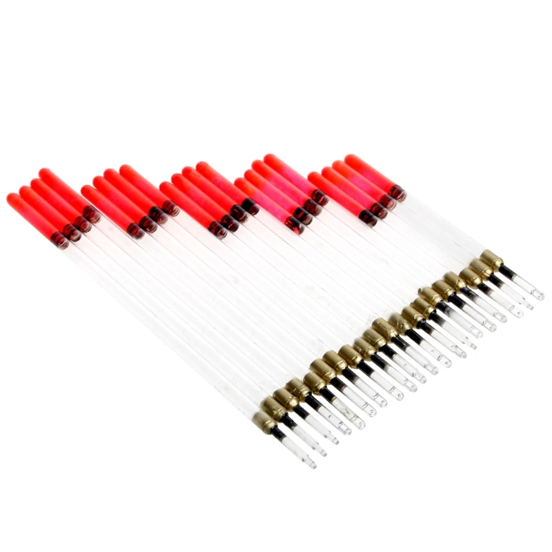 20Pcs Crystal Fishing Floats Floating Stem Tube Set kits Fishing Light Accessories
20Pcs Crystal Fishing Floats Floating Stem Tube Set kits Fishing Light Accessories