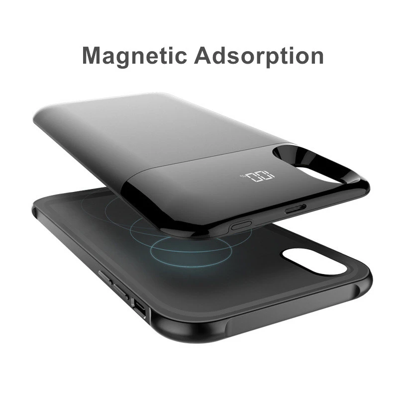 Беспроводное магнитное зарядное устройство, телефонный чехол для iPhone XS MAX XR, чехол с зарядным устройством для iPhone X XS, чехол с внешним аккумул...
Беспроводное магнитное зарядное устройство, телефонный чехол для iPhone XS MAX XR, чехол с зарядным устройством для iPhone X XS, чехол с внешним аккумул...