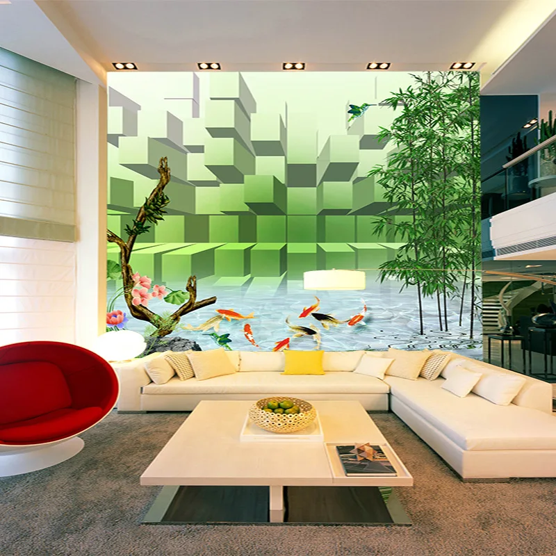Customized mural wallpaper large Stereo block pattern be full of imagination behind TV sofa as background wallpaper in living
Customized mural wallpaper large Stereo block pattern be full of imagination behind TV sofa as background wallpaper in living