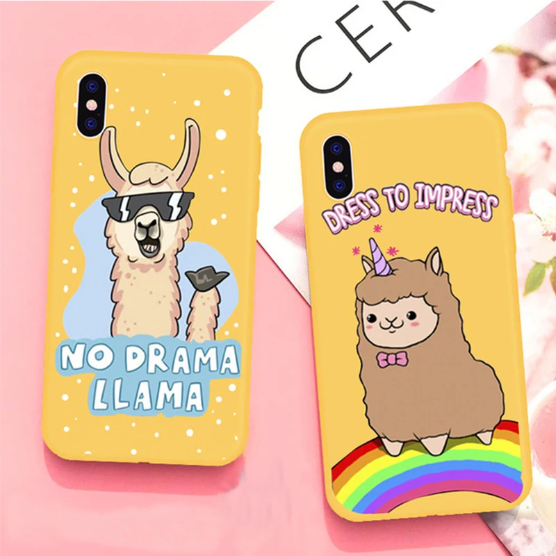 Cute Animal Alpaca Phone Case For iPhone 12 11 Pro MAX Case Luxury Silicone Cover For iPhone 7 8 Plus SE 2020 XR XS MAX X Funda
Cute Animal Alpaca Phone Case For iPhone 12 11 Pro MAX Case Luxury Silicone Cover For iPhone 7 8 Plus SE 2020 XR XS MAX X Funda