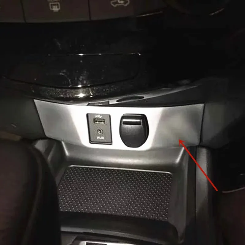 Для Nissan Qashqai Dualis J11 2014 2015 2016 2017 ABS Хромированная Зажигалка для украшения интерьера