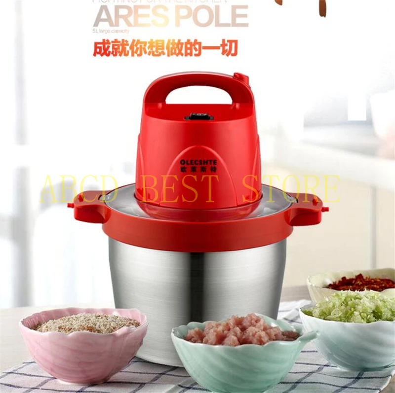 2019 AC220-240V 1200W POWER 5L CAPACITY ELECTRIC MEAT BLENDER Electric Meat Grinder Crushed Garlic Pepper Ginger Slice
2019 AC220-240V 1200W POWER 5L CAPACITY ELECTRIC MEAT BLENDER Electric Meat Grinder Crushed Garlic Pepper Ginger Slice