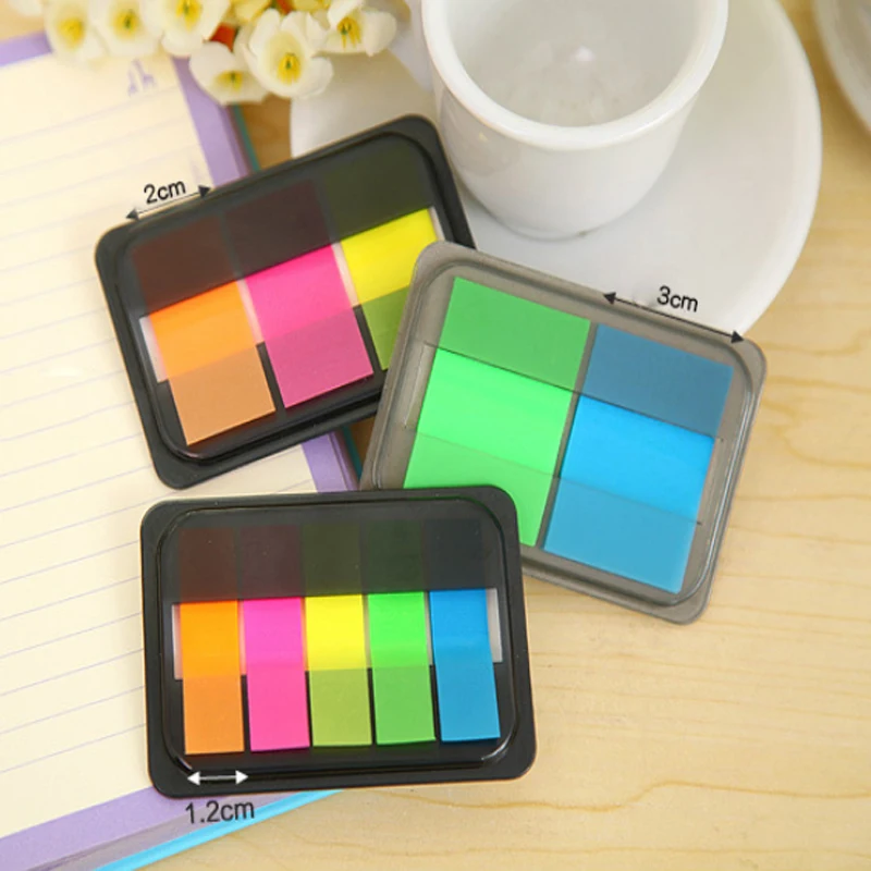 1pack/lot PET Memo Removable Fluorescent Color Sticky Notes Paste Classification Bookmark Index Strip Office School Supplies
1pack/lot PET Memo Removable Fluorescent Color Sticky Notes Paste Classification Bookmark Index Strip Office School Supplies