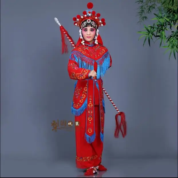Peking Opera clothing stage costumes daomadan female Soldiers clothing TV movie Stage Woman General Outfit Sichuan Yue Kun Opera
Peking Opera clothing stage costumes daomadan female Soldiers clothing TV movie Stage Woman General Outfit Sichuan Yue Kun Opera