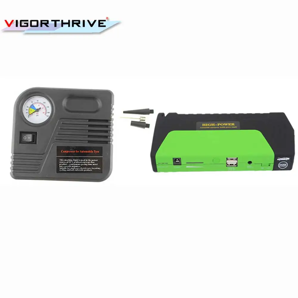 Car power bank Best Quality 12V Portable Mini Jump Starter Booster Power Laptop Power Bank Battery Charger with pump
Car power bank Best Quality 12V Portable Mini Jump Starter Booster Power Laptop Power Bank Battery Charger with pump