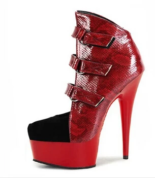 Women's sexy motorcycle Boots thick heel boots sexy 5 inch high-heeled pumps Punk color block 15cm High Heels Ankle Boots
Women's sexy motorcycle Boots thick heel boots sexy 5 inch high-heeled pumps Punk color block 15cm High Heels Ankle Boots