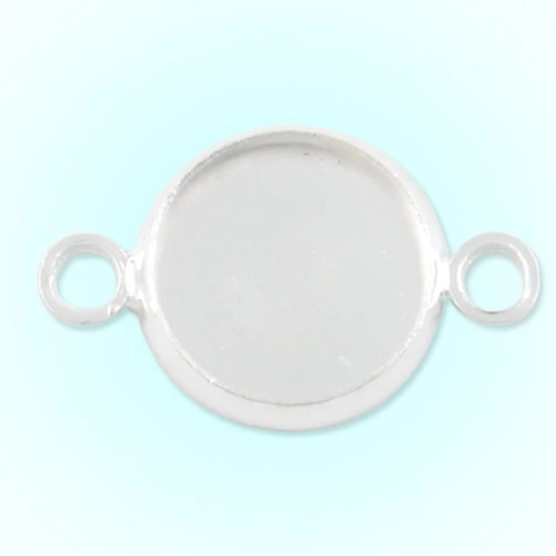 10mm Silver tone Round Cameo Cabochon Bezel Base Setting Pendants,Sold 50Pcs per pkg;Blank Pendant Trays,Pendant Connector-C1678
10mm Silver tone Round Cameo Cabochon Bezel Base Setting Pendants,Sold 50Pcs per pkg;Blank Pendant Trays,Pendant Connector-C1678
