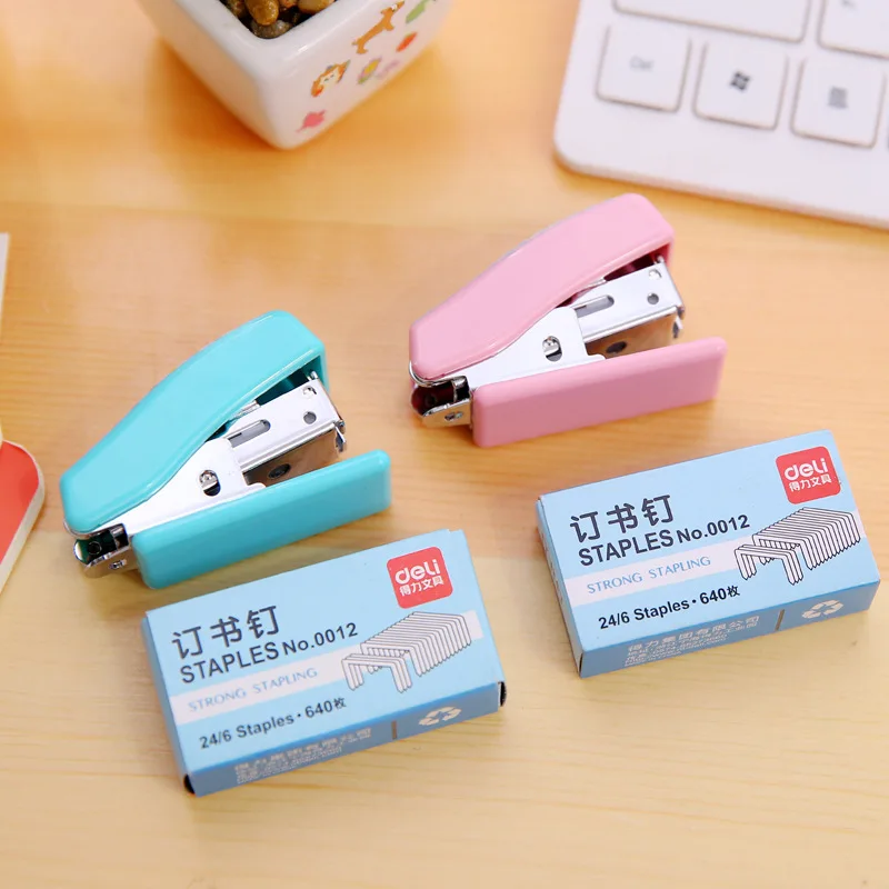 Deli Mini Stapler Set Geometric Patterns Standard Stapler Fresh Style School Office Supply Student Prize Birthday Gift
Deli Mini Stapler Set Geometric Patterns Standard Stapler Fresh Style School Office Supply Student Prize Birthday Gift