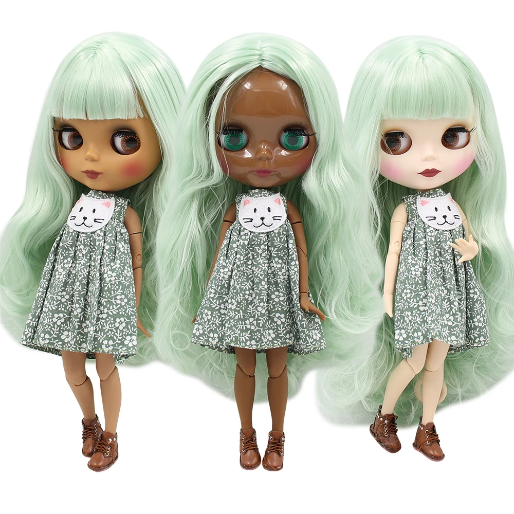 ICY DBS Blyth doll 1/6 bjd joint body Macaron mint green hair matte face shiny face 30cm toy anime girls
ICY DBS Blyth doll 1/6 bjd joint body Macaron mint green hair matte face shiny face 30cm toy anime girls