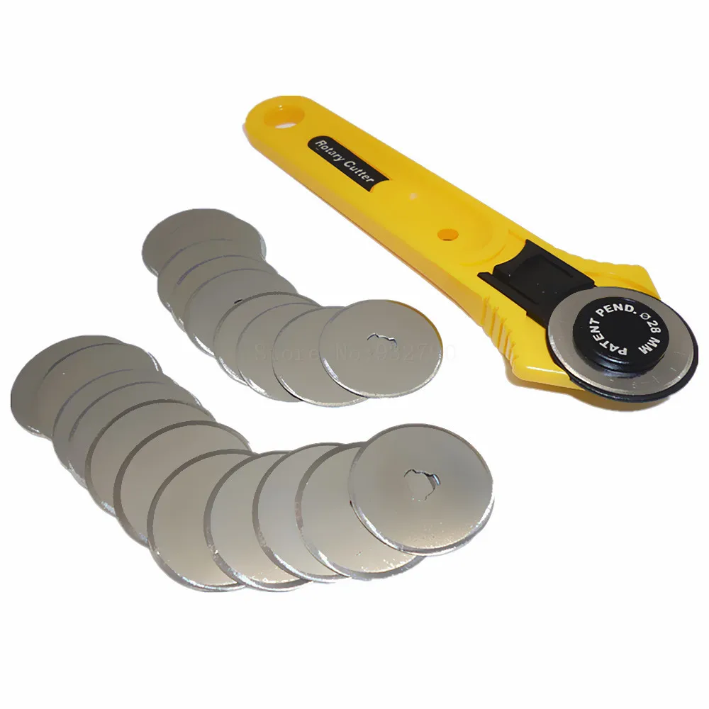 20pc 28mm Rotary Cutter Blades Fabric Paper Circular Cut Patchwork Leather Craft Refill Replacement Blades W/ 28mm Rotary Cutter
20pc 28mm Rotary Cutter Blades Fabric Paper Circular Cut Patchwork Leather Craft Refill Replacement Blades W/ 28mm Rotary Cutter