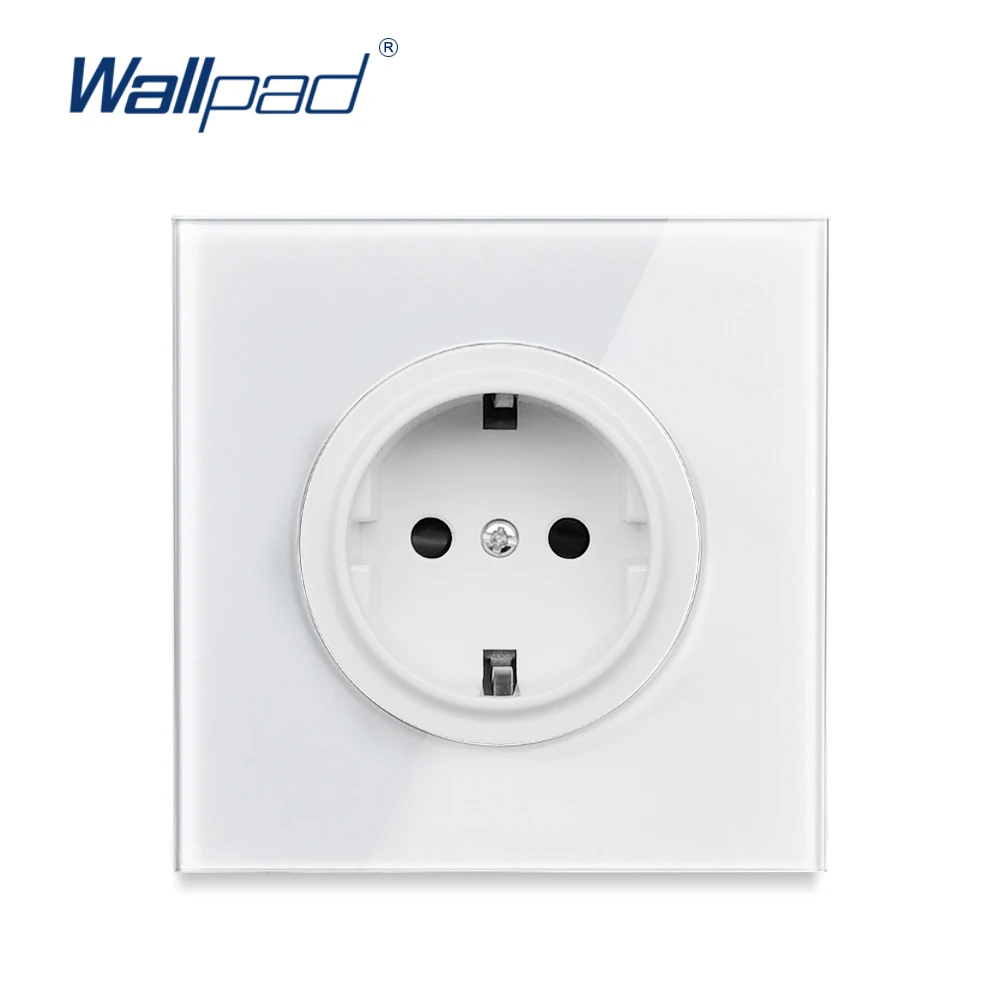 Wallpad New Arrival Crystal Glass Panel 16A EU Standard Wall Power Socket Outlet Grounded With Child Protective Lock
Wallpad New Arrival Crystal Glass Panel 16A EU Standard Wall Power Socket Outlet Grounded With Child Protective Lock