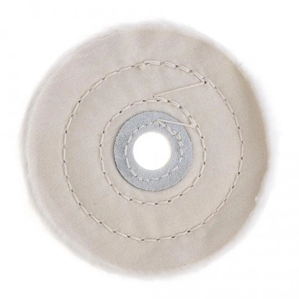 4 Inch T-shaped White Cotton Cloth Polishing Wheel Flannel Mirror Polishing Buffer Cotton Pad with 15mm Hole for Metal Polishing
4 Inch T-shaped White Cotton Cloth Polishing Wheel Flannel Mirror Polishing Buffer Cotton Pad with 15mm Hole for Metal Polishing